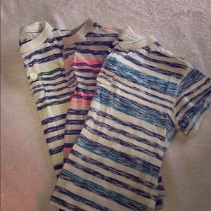 Bundle | Shortsleeve | Button V-Neck | Size 4-5